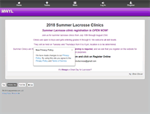 Tablet Screenshot of mwyouthlax.com